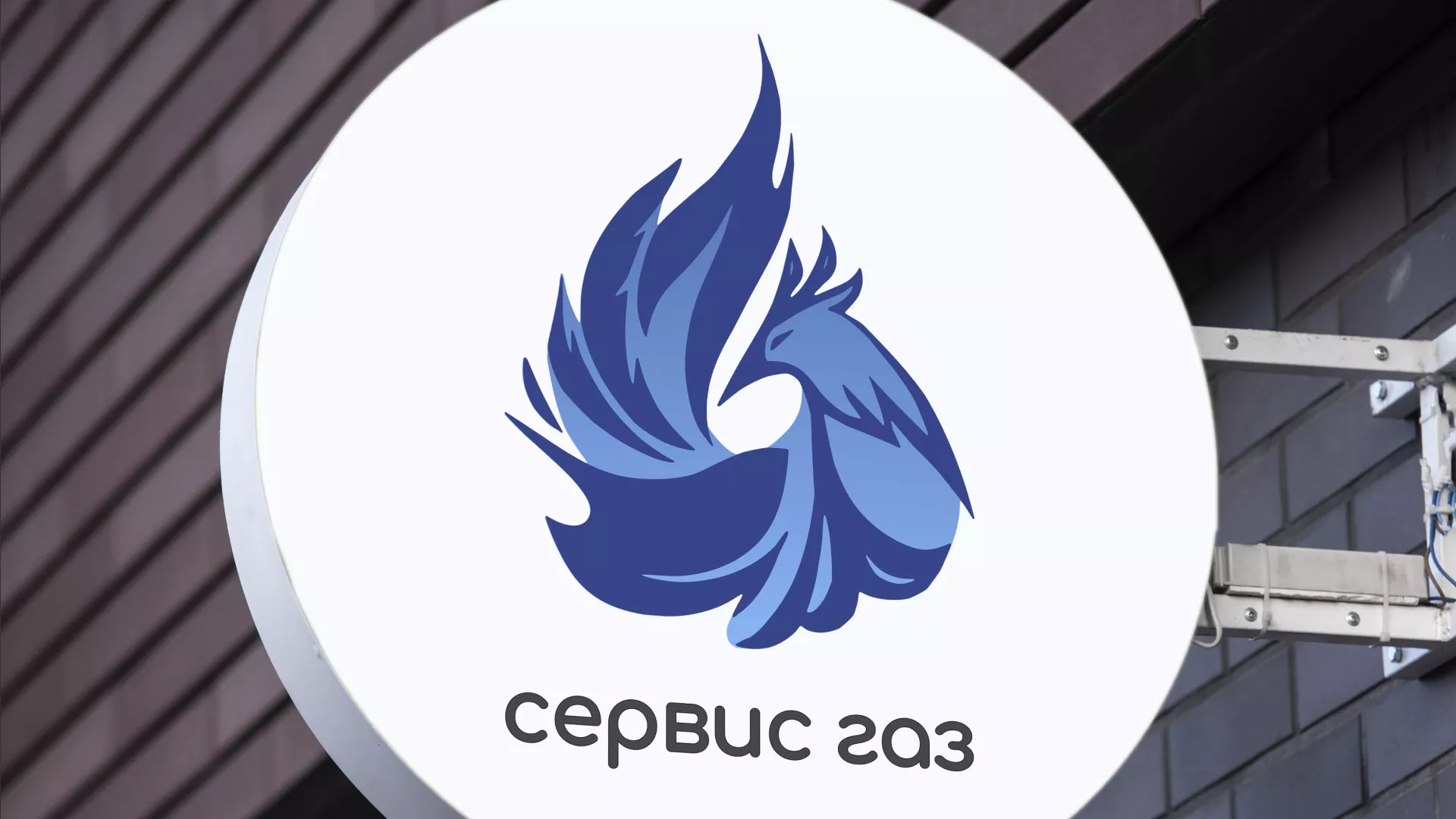 Создание логотипа «Сервис газ» в Шадринске