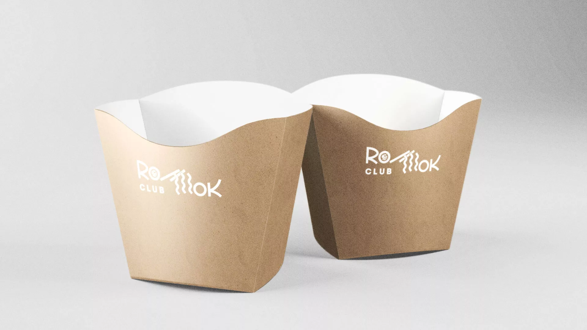 Создание логотипа суши-бара «Roll Wok Club» в Шадринске